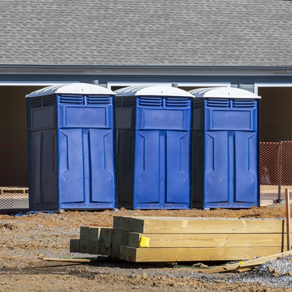 how do you ensure the portable restrooms are secure and safe from vandalism during an event in Halsey Oregon